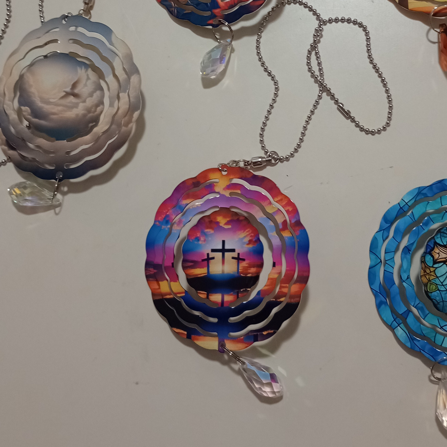 Triple Cross wind spinner