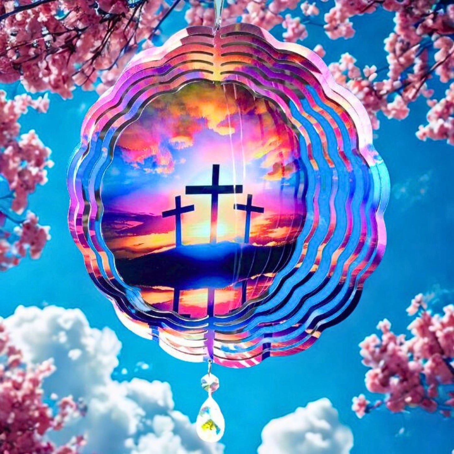 Triple Cross wind spinner