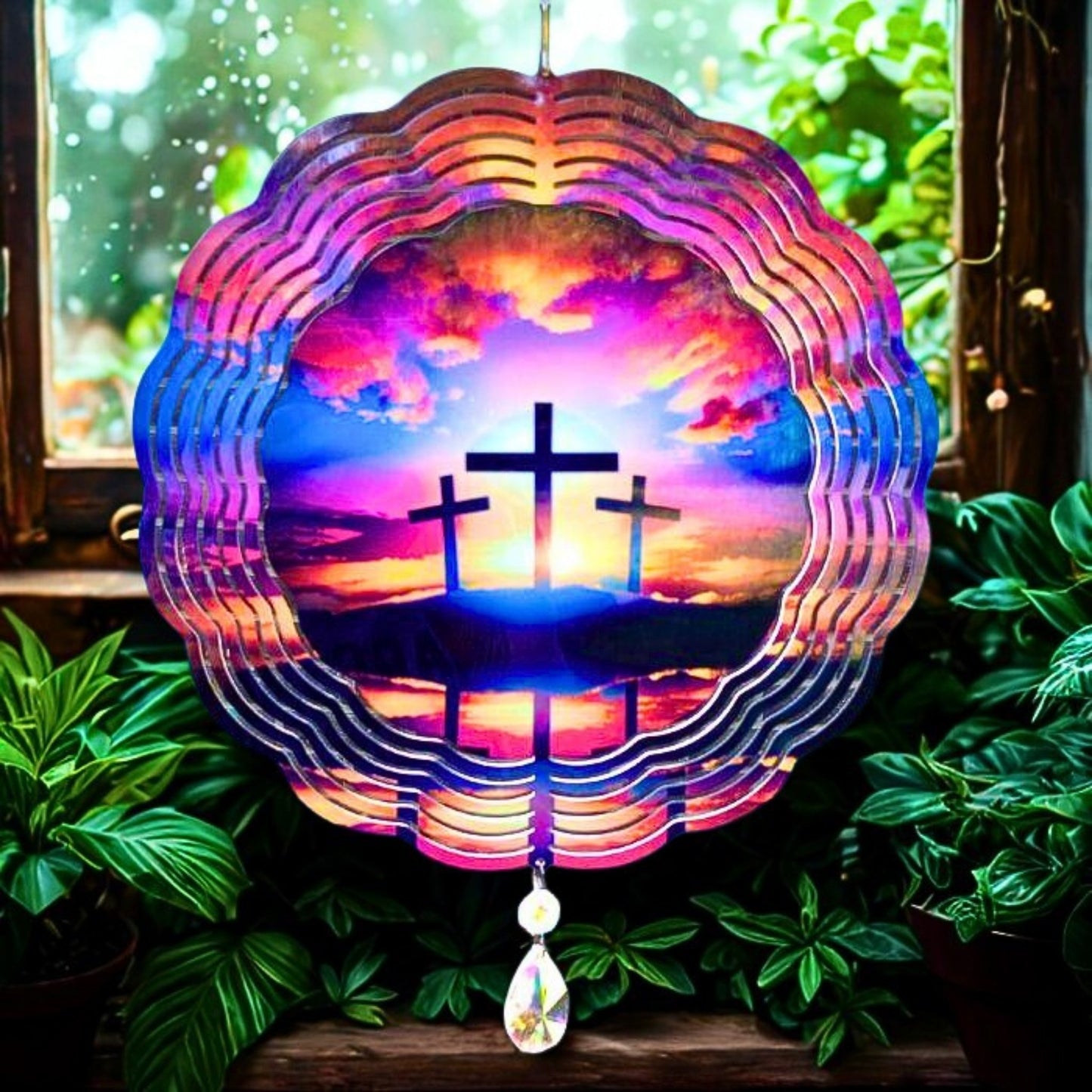Triple Cross wind spinner