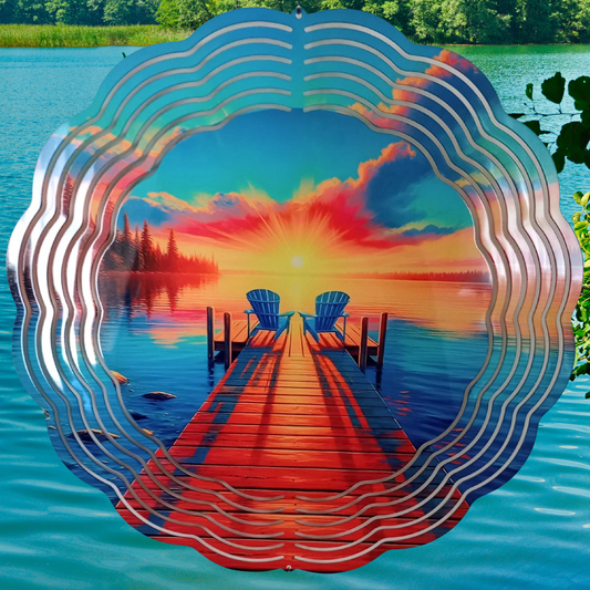Lake Chairs wind spinner