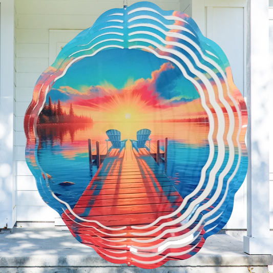 Lake Chairs wind spinner